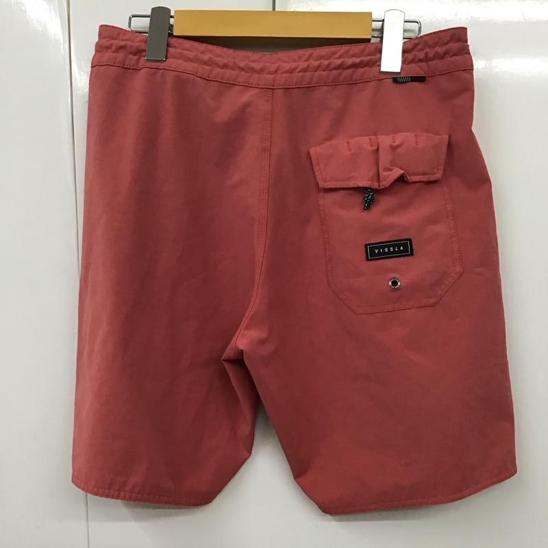 ヴィスラ VISSLA パンツ ショートパンツ ハーフパンツ ショートパンツ カジュアルパンツ 31インチ 無地 赤 / レッド /  メンズ USED 古着 中古 10114705
