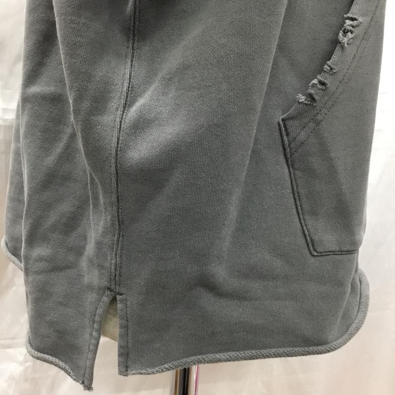 レリュームジャーナルスタンダード relume Journal Standard パーカー 長袖 20-070-464-5220-4-0 スウェット プルオーバー フーディー L ダメージ加工 チャコールグレー / チャコールグレー /  メンズ USED 古着 中古 10114799