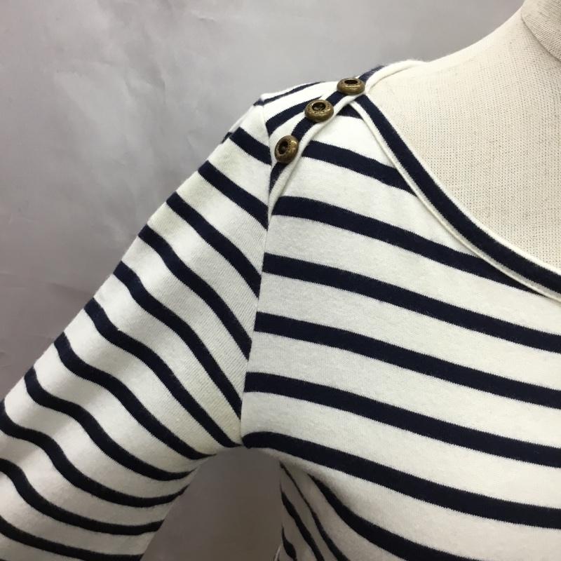 バーバリーブルーレーベル BURBERRY BLUE LABEL ワンピース ひざ丈スカート 38 ボーダー柄 マルチカラー / マルチカラー /  レディース USED 古着 中古 10107371
