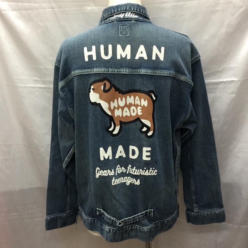 ヒューマンメード HUMAN MADE ジャケット、上着 ジャケット、ブレザー デニムジャケット カラージャケット 長袖ジャケット ブルゾン Gジャン XXL 無地 インディゴ / インディゴ /  メンズ USED 古着 中古 10116150