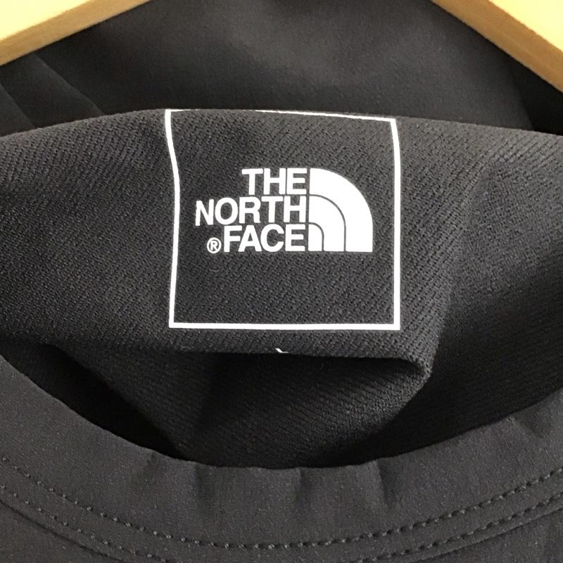 ザノースフェイス THE NORTH FACE トップス トップス NP72382 エイペックスフレックスクルー APEX Flex Crew L ロゴ、文字 X プリント 黒 / ブラック /  メンズ USED 古着 中古 10136892