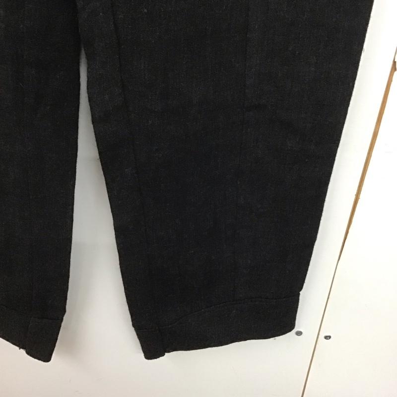 ミノアー Minoar パンツ スラックス スラックスパンツ ワイドパンツ カジュアルパンツ M 無地 黒 / ブラック /  メンズ USED 古着 中古 10143262