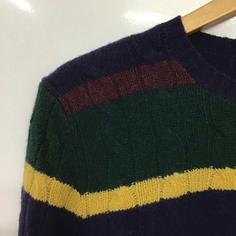 ポロラルフローレン POLO RALPH LAUREN ニット、セーター 長袖 S 無地 マルチカラー / マルチカラー /  レディース USED 古着 中古 10142897
