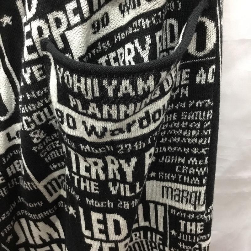 ヨウジヤマモト Yohji Yamamoto パンツ ワークパンツ、ペインターパンツ ub-k49-613 マーキークラブ ジャガードキュロットパンツ ワイドパンツ 3 プリント 白 / ホワイト / X 黒 / ブラック /  メンズ USED 古着 中古 10120676