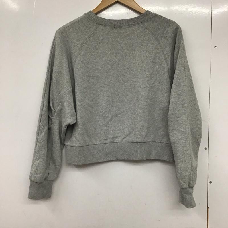 ジーナシス JEANASIS トレーナー 長袖 JS064168MN FREE 無地 灰 / グレー /  レディース USED 古着 中古 10133873