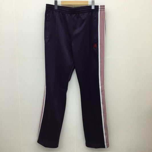 ニードルス Needles パンツ ワークパンツ、ペインターパンツ MR511 Narrow Track Pant XL ワンポイント X 刺繍 紫 / パープル /  メンズ USED 古着 中古 10142319