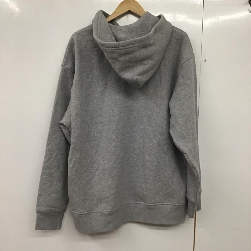 リーバイス Levi s パーカー 長袖 長袖パーカー プルオーバーパーカー スウェット L ロゴ、文字 灰 / グレー /  メンズ USED 古着 中古 10140731