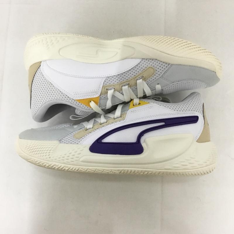 プーマ PUMA スニーカー スニーカー 378052-05 Cout Rider Chaos Slash 28cm 箱有 28.0cm ワンポイント 白 / ホワイト / X 紫 / パープル /  メンズ USED 古着 中古 10131045