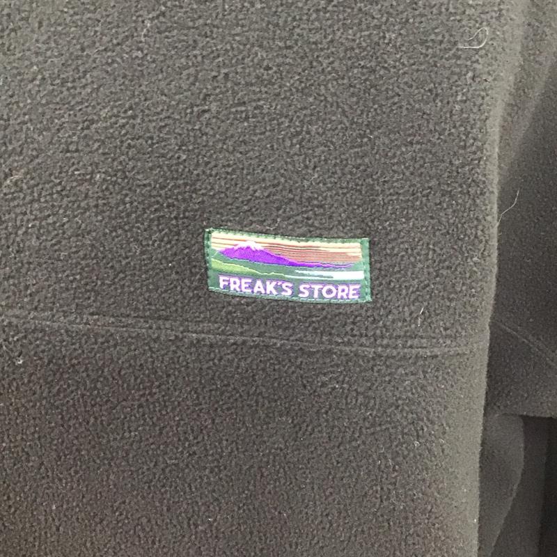 フリークスストア FREAK S STORE ジャケット、上着 ジャケット、ブレザー 長袖ジャケット スタンドカラージャケット フリースジャケット S ロゴ、文字 黒 / ブラック /  メンズ USED 古着 中古 10124178