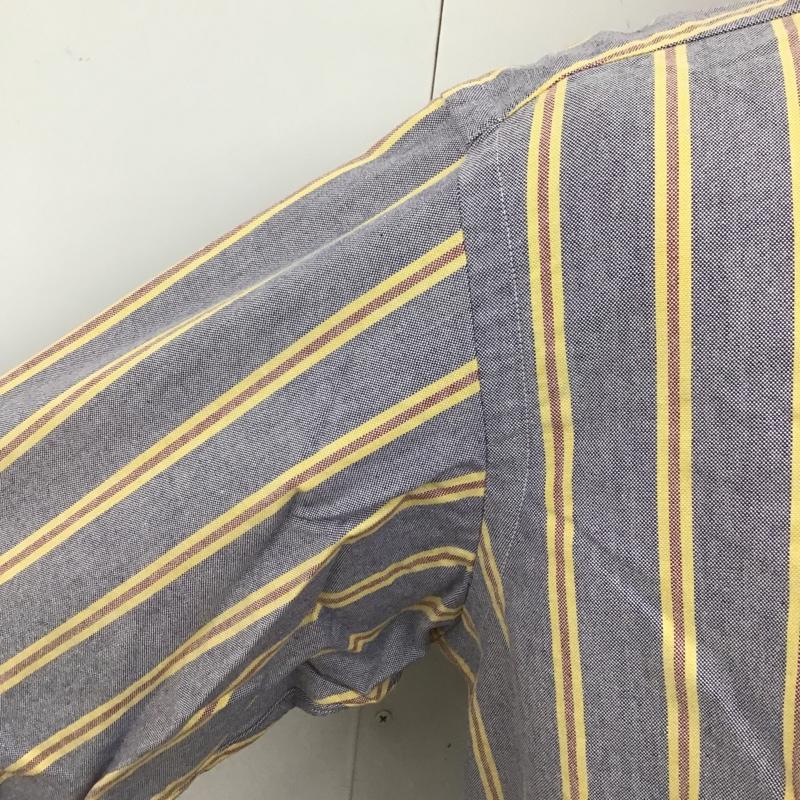 ラルフローレン RALPHLAUREN シャツ、ブラウス 長袖 長袖シャツ ストライプシャツ カジュアルシャツ ボタンダウンシャツ M ストライプ 赤 / レッド / X 黄 / イエロー / X 水色 / ライトブルー /  メンズ USED 古着 中古 10105602