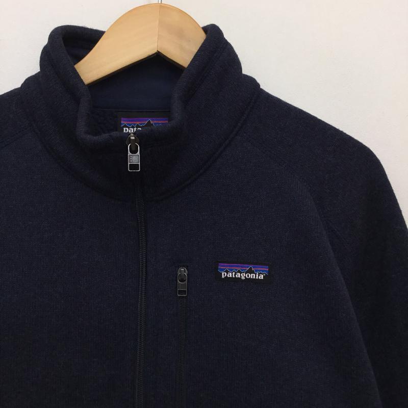 パタゴニア patagonia ジャケット、上着 ジャケット、ブレザー 25528 Better Sweater Jacket L ロゴ、文字 紺 / ネイビー /  メンズ USED 古着 中古 10138532