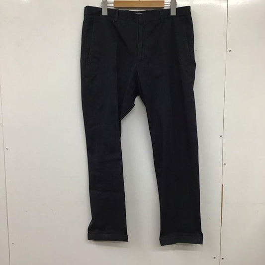 リデアル lideal パンツ チノパン チノパン ワイドパンツ カジュアルパンツ 33インチ 無地 紺 / ネイビー /  メンズ USED 古着 中古 10133371