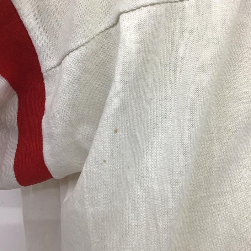 古着 USED Tシャツ 半袖 BULLDOGS ブルドッグ プリント ロゴ、文字 白 / ホワイト / X 赤 / レッド /  メンズ USED 古着 中古 10115703