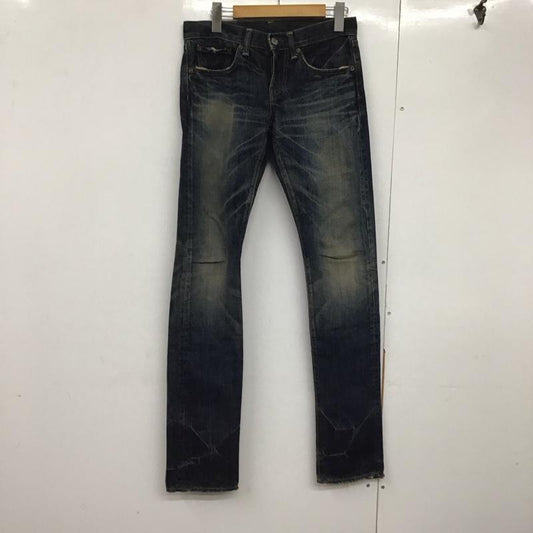 エターナル ETERNAL パンツ デニム、ジーンズ デニムパンツ スリムパンツ カジュアルパンツ 28インチ ダメージ加工 インディゴ / インディゴ /  メンズ USED 古着 中古 10144174
