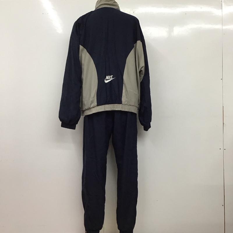 ナイキ NIKE セットアップ セットアップ ジャージ 90s XXL 無地 灰 / グレー / X 紺 / ネイビー /  メンズ USED 古着 中古 10120655