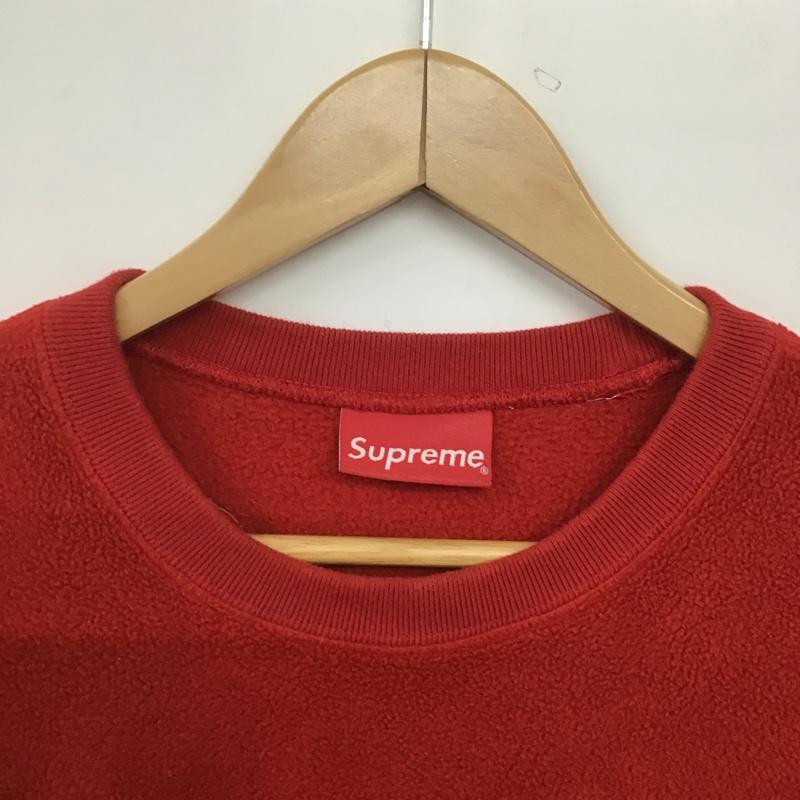シュプリーム Supreme トレーナー 長袖 18-19aw ボックスロゴポーラテックフリース 長袖スウェット L ロゴ、文字 赤 / レッド /  メンズ USED 古着 中古 10145848