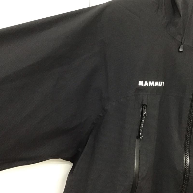 マムート Mammut ジャケット、上着 ジャケット、ブレザー 1010-32070 マサオライト2.0HSフードジャケット ジップアップジャケット M ロゴ、文字 黒 / ブラック /  メンズ USED 古着 中古 10131380