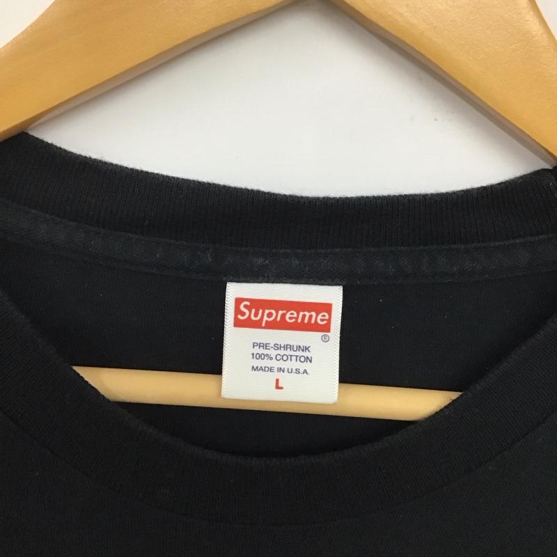 シュプリーム Supreme Tシャツ 半袖 18SS テレビグラフィックプリントTシャツ プリントTシャツ L プリント 黒 / ブラック /  メンズ USED 古着 中古 10132298