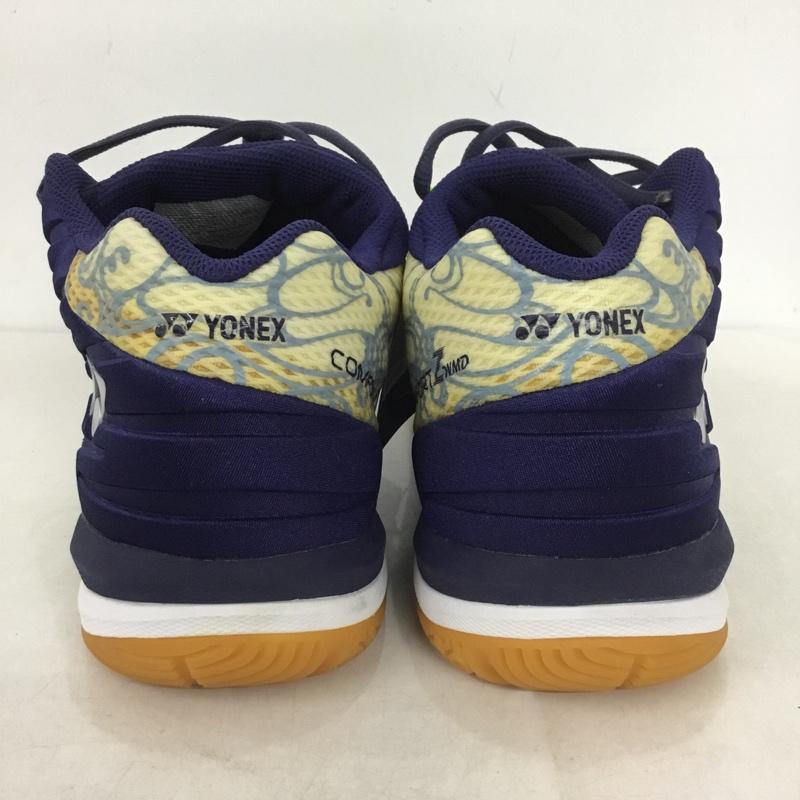 ヨネックス YONEX スニーカー スニーカー SHBCFZWMD バドミントンシューズ 27cm 27.0cm ロゴ、文字 白 / ホワイト / X 紺 / ネイビー /  メンズ USED 古着 中古 10142470
