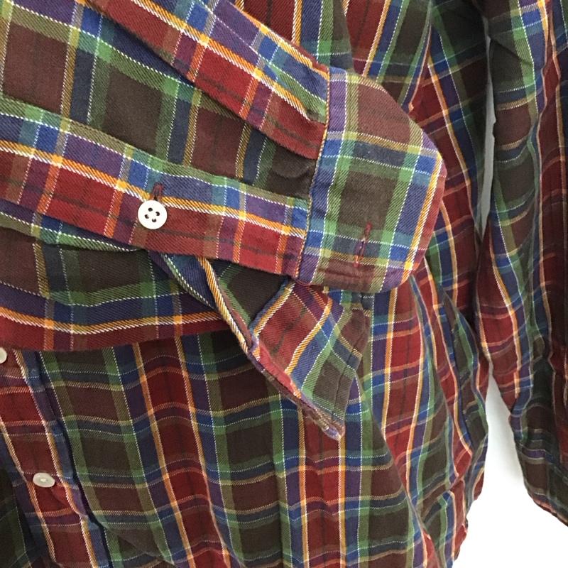 ラルフローレン RALPHLAUREN シャツ、ブラウス 長袖 長袖シャツ カラーシャツ ボタンダウンシャツ 長袖カットソー チェックシャツ L チェック マルチカラー / マルチカラー /  メンズ USED 古着 中古 10123943