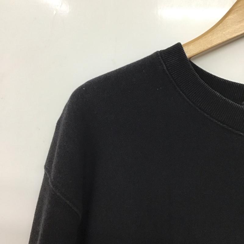 エフアールツー FR2 トレーナー 長袖 長袖トレーナー スウェット クルーネック プルオーバー XL ロゴ、文字 黒 / ブラック /  メンズ USED 古着 中古 10145051