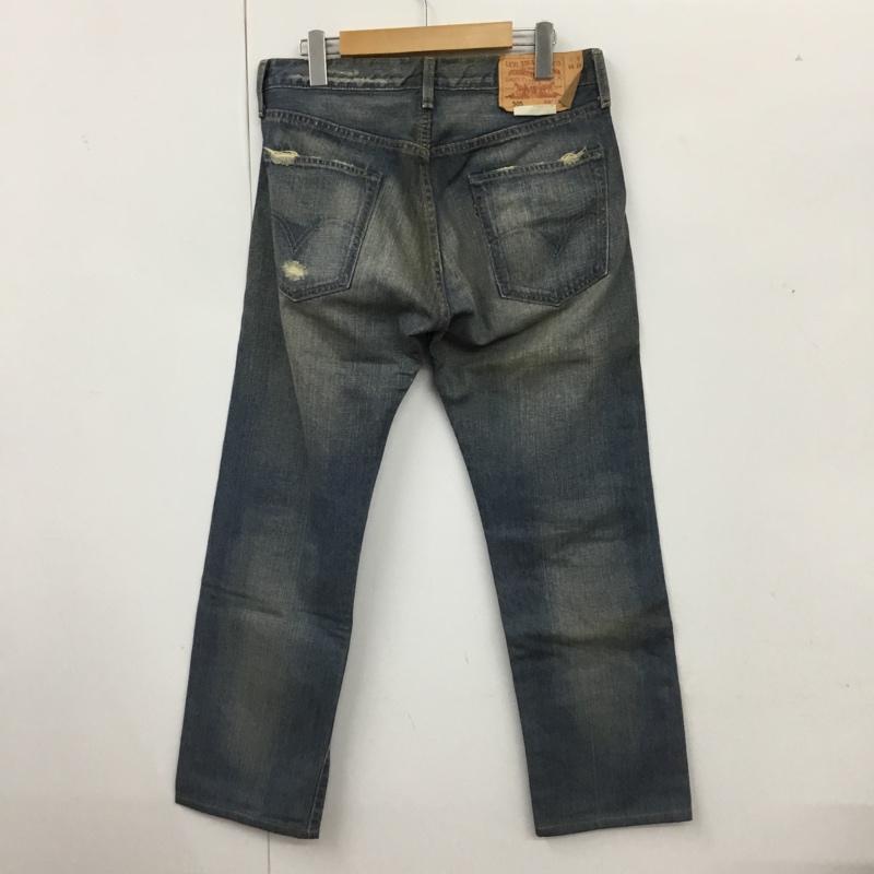 リーバイストラウスアンドコー Levi Strauss & co. パンツ デニム、ジーンズ デニムパンツ ストレートパンツ ワイドパンツ カジュアルパンツ 505 32インチ 無地 インディゴ / インディゴ /  メンズ USED 古着 中古 10110015