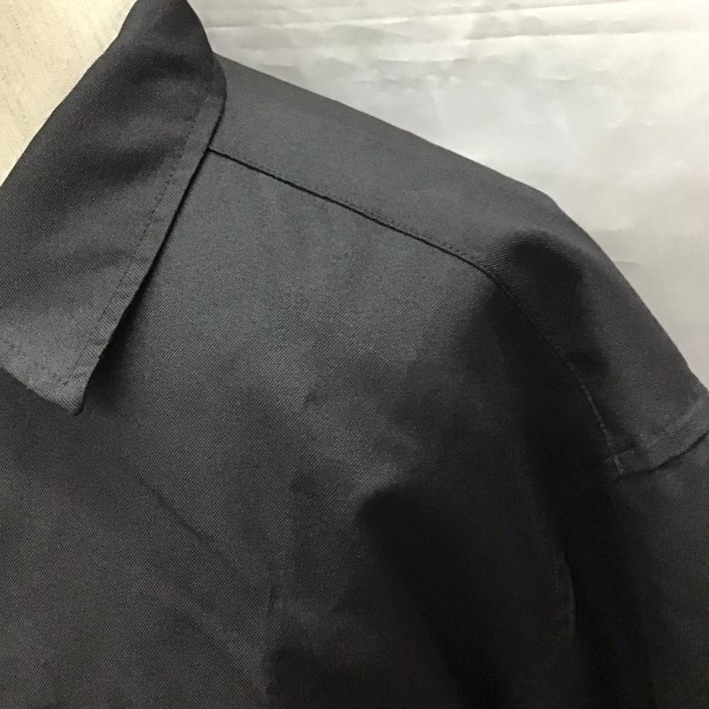 コンバース CONVERSE シャツ、ブラウス 半袖 9270-1172 胸ポケット L ロゴ、文字 黒 / ブラック /  メンズ USED 古着 中古 10117019