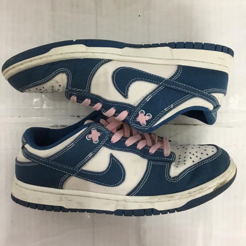 ナイキ NIKE スニーカー スニーカー DV0834-101 DUNK LOW RETRO SE 26cm 26.0cm ロゴ、文字 白 / ホワイト / X 青 / ブルー /  メンズ USED 古着 中古 10123793