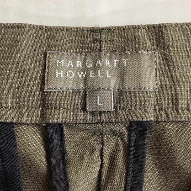 マーガレットハウエル MARGARET HOWELL パンツ スラックス 579-6140020 コットン L 無地 灰 / グレー /  メンズ USED 古着 中古 10119789