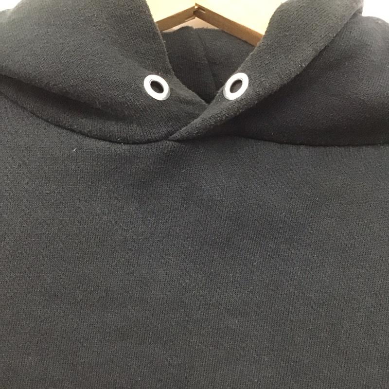 ジャージーズ JERZEES パーカー 長袖 長袖 L ロゴ、文字 黒 / ブラック /  メンズ USED 古着 中古 10132329