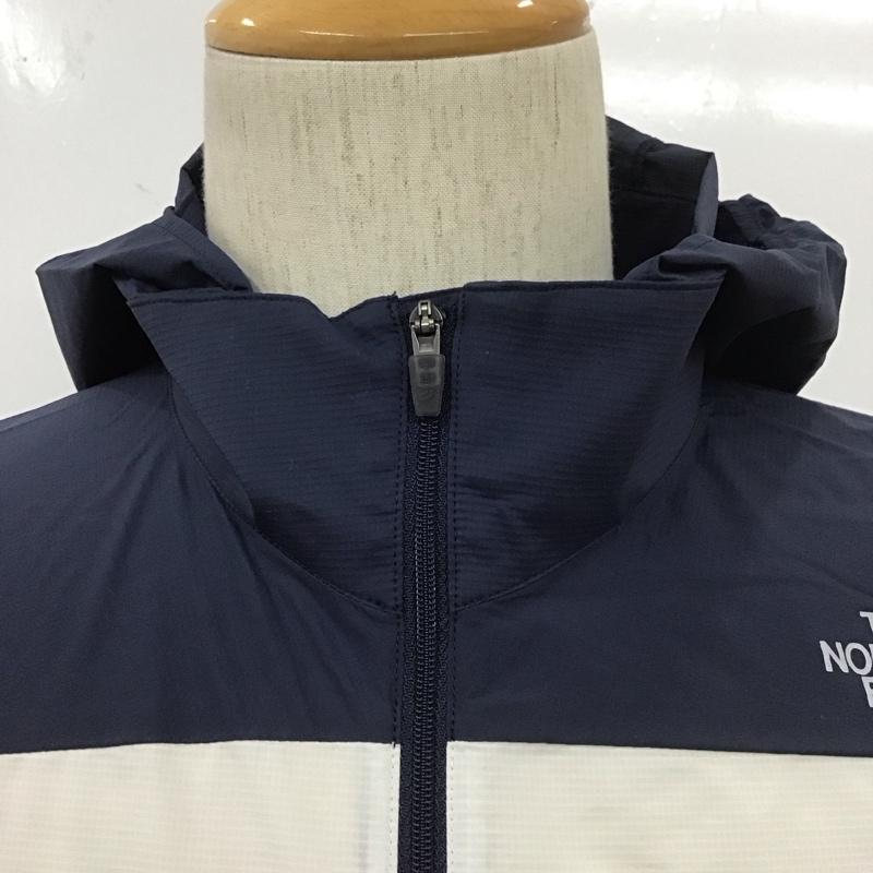 ザノースフェイス THE NORTH FACE ジャケット、上着 ジャンパー、ブルゾン NP21668 スワローテイルベントフーディー ジップアップジャケット ナイロンジャケット L ロゴ、文字 白 / ホワイト / X 紺 / ネイビー /  メンズ USED 古着 中古 10110417