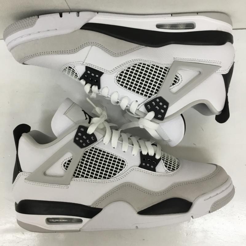 ナイキ NIKE スニーカー スニーカー DH6927-111 Air Jordan 4 Military Black ナイキ エアジョーダン 4 ミリタリー ブラック 28.5cm ロゴ、文字 白 / ホワイト / X 黒 / ブラック /  メンズ USED 古着 中古 10136328