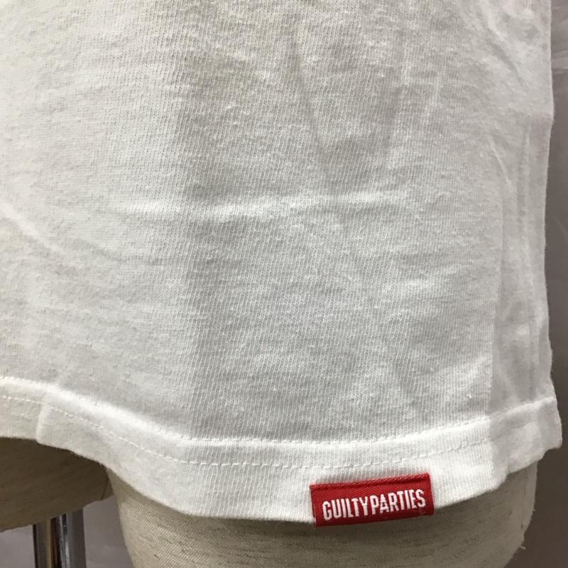 ワコマリア WACKO MARIA Tシャツ 半袖 半袖カットソー プリントTシャツ クルーネックカットソー M ロゴ、文字 白 / ホワイト /  メンズ USED 古着 中古 10116571