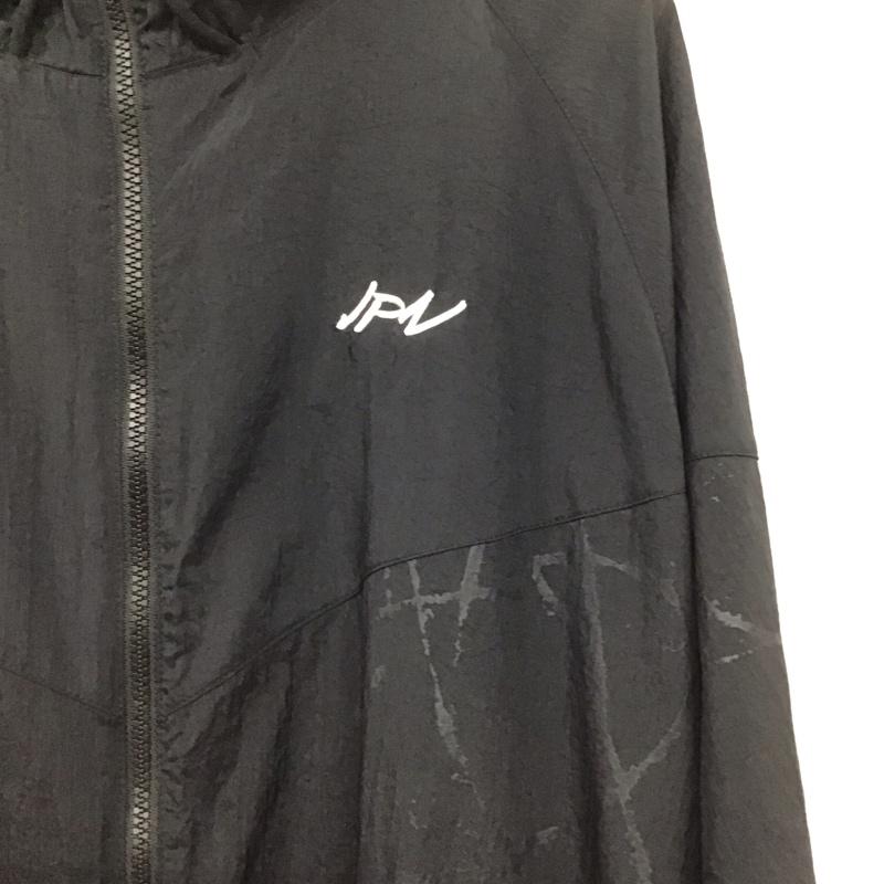 ナイキ NIKE パーカー 長袖 fd6787-010 フーディジャケット ジップアップジャケット ナイロン XL ロゴ、文字 黒 / ブラック /  メンズ USED 古着 中古 10146233