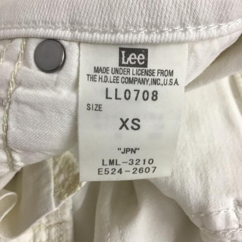 リー Lee スカート ひざ丈スカート LL0708 HERITAGE LASTIC HIGHペンシルスカート XS 無地 白 / ホワイト /  レディース USED 古着 中古 10112988