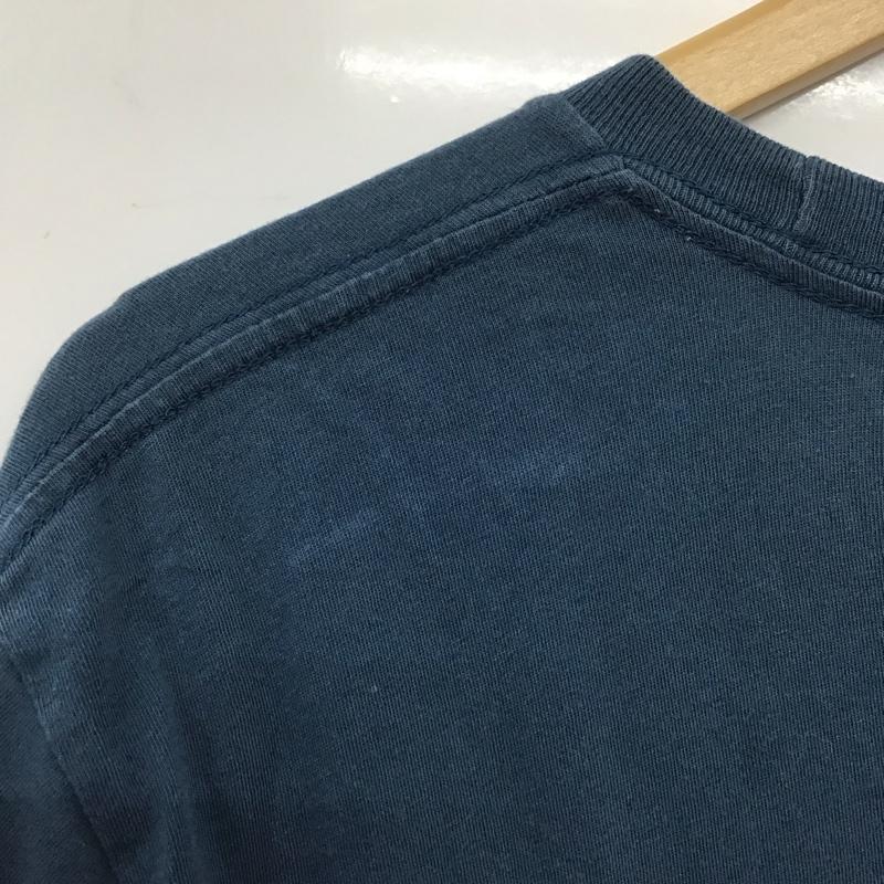 ディーゼル DIESEL Tシャツ 半袖 半袖カットソー プリントTシャツ クルーネックカットソー M プリント 青 / ブルー /  メンズ USED 古着 中古 10132372