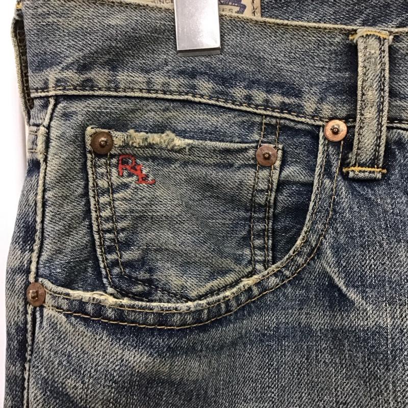 ポロラルフローレン POLO RALPH LAUREN パンツ デニム、ジーンズ 71054855800 W30 30インチ 無地 青 / ブルー /  メンズ USED 古着 中古 10108183