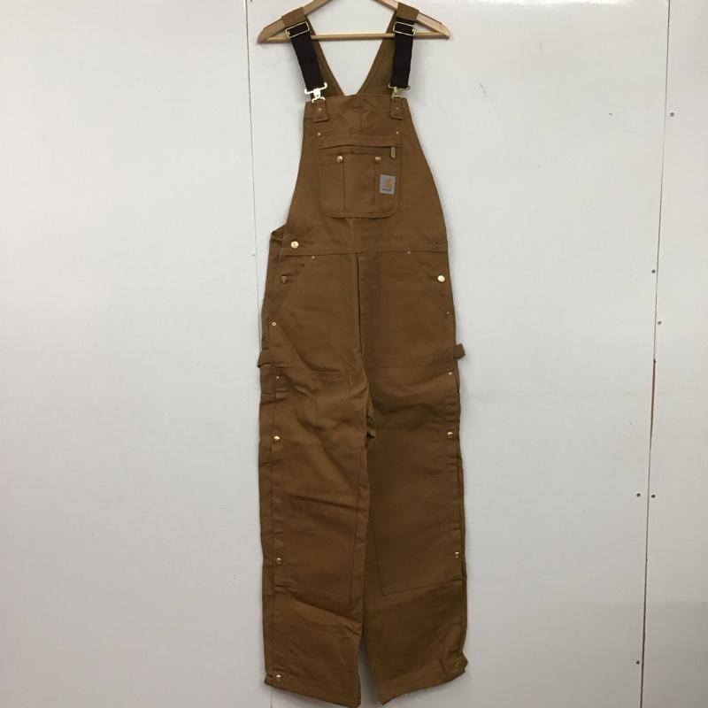 カーハート Carhartt サロペット・オーバーオール サロペット、オーバーオール オーバーオール つなぎ オールインワン ロゴ、文字 ベージュ / ベージュ /  メンズ USED 古着 中古 10137613