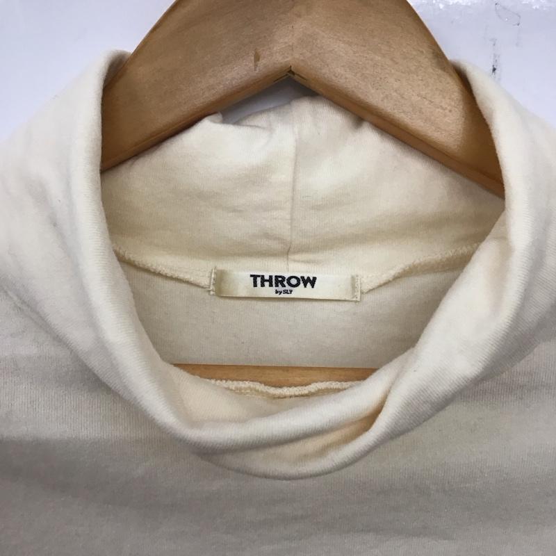 スローバイスライ THROW by SLY Tシャツ 長袖 030DA080-0660 PADDED L／S TOPS FREE 無地 アイボリー / アイボリー /  レディース USED 古着 中古 10136878