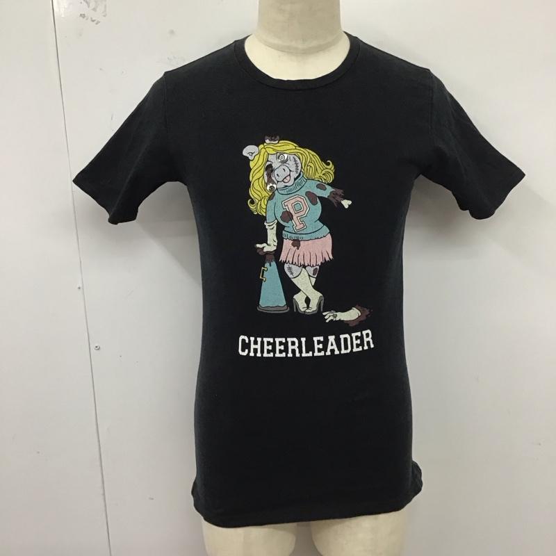 サスクワァッチファブリックス SASQUATCHfabrix. Tシャツ 半袖 半袖カットソー プリントTシャツ クルーネックカットソー M プリント 黒 / ブラック /  メンズ USED 古着 中古 10123990