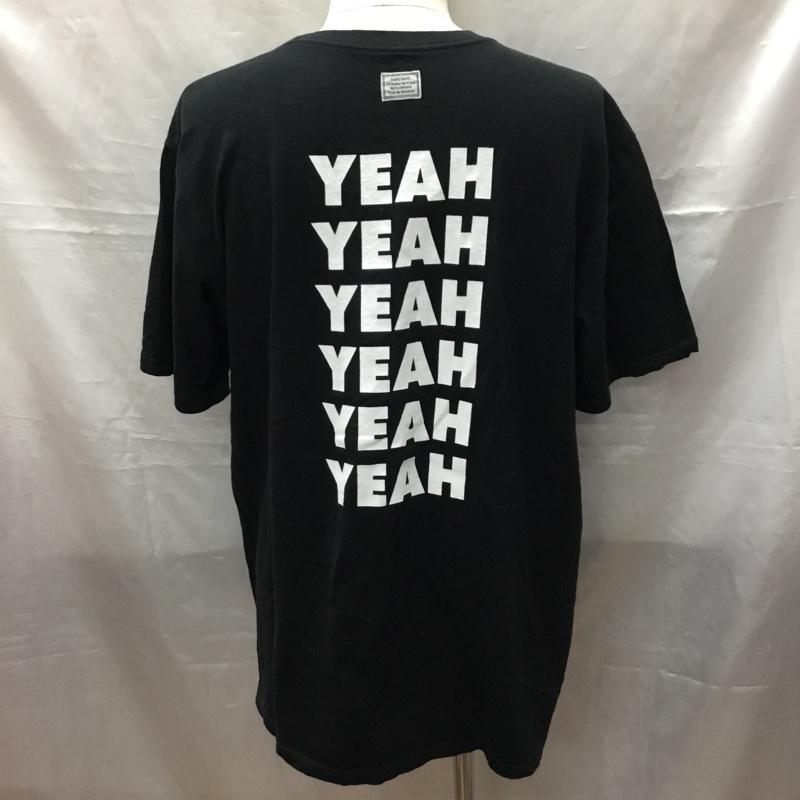 タンタン TANG TANG Tシャツ 半袖 半袖カットソー プリントTシャツ クルーネックカットソー XL ロゴ、文字 黒 / ブラック /  メンズ USED 古着 中古 10116237