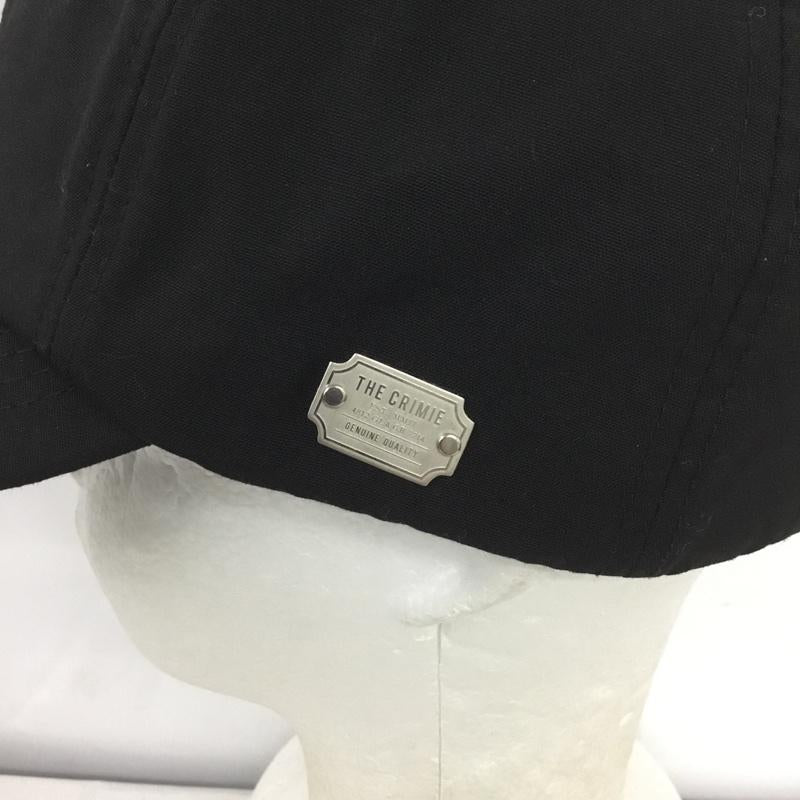 クライミー CRIMIE 帽子 キャップ CR1-02B5-HW05 LOGO PLAQUE CAP ワンポイント 黒 / ブラック /  メンズ USED 古着 中古 10138346
