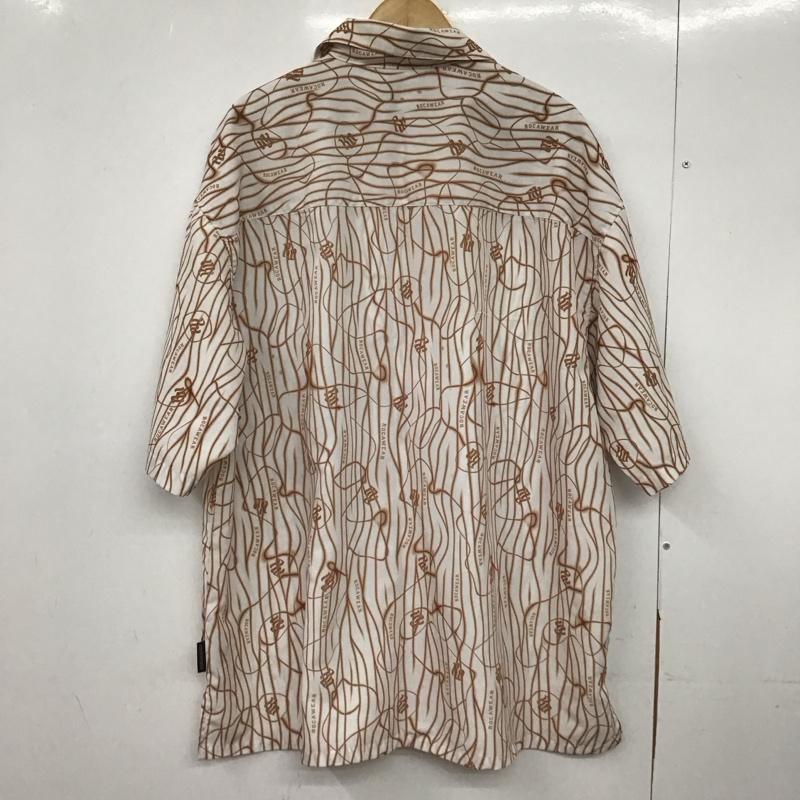 ロカウェア ROCAWEAR シャツ、ブラウス 半袖 半袖シャツ プリントシャツ ポケットシャツ XL プリント 白 / ホワイト /  メンズ USED 古着 中古 10148287