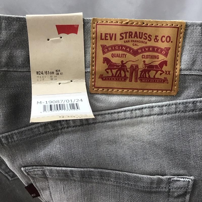 リーバイス Levi s パンツ デニム、ジーンズ W24/61cm 無地 灰 / グレー /  レディース USED 古着 中古 10121928