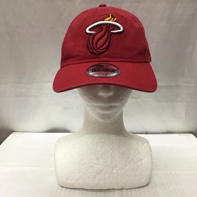 ニューエラ NEW ERA 帽子 キャップ マイアミヒート 刺繍 赤 / レッド /  メンズ USED 古着 中古 10115454