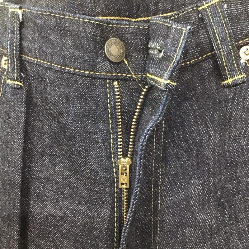 桃太郎ジーンズ MOMOTARO JEANS パンツ デニム、ジーンズ デニムパンツ ワーカージーンズ カジュアルパンツ ワイドパンツ 34インチ 無地 インディゴ / インディゴ /  メンズ USED 古着 中古 10107770