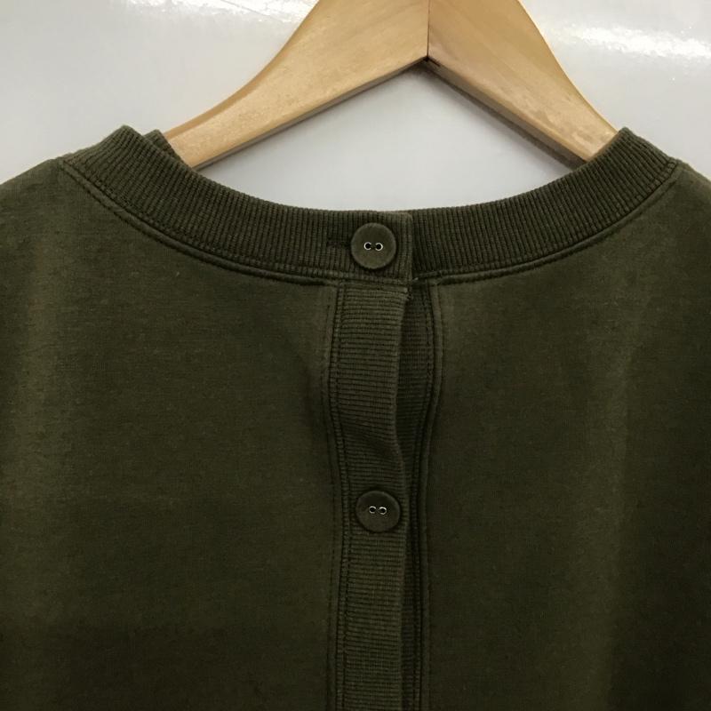 ビームス ハート BEAMS HEART ワンピース ロングスカート 長袖ロングワンピース スウェットワンピース 無地 カーキ / カーキ /  レディース USED 古着 中古 10143709
