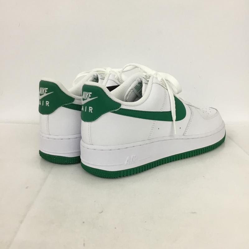 ナイキ NIKE スニーカー スニーカー FJ4146 102 AIR FORCE1 07 27cm 箱有 27.0cm ロゴ、文字 白 / ホワイト / X 緑 / グリーン /  メンズ USED 古着 中古 10131952
