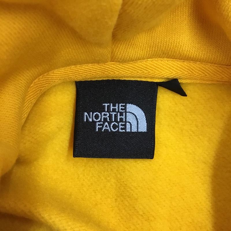 ザノースフェイス THE NORTH FACE パーカー 長袖 ジップアップパーカー 長袖パーカー フード付きパーカー M ロゴ、文字 黄 / イエロー /  メンズ USED 古着 中古 10118668