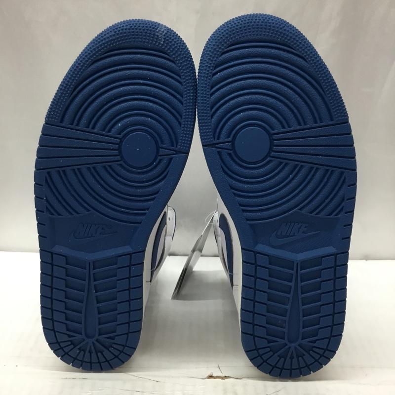 ナイキ NIKE スニーカー スニーカー FN5215 141 AIR JORDAN 1 MID SE 27cm 箱有 27.0cm ロゴ、文字 白 / ホワイト / X 青 / ブルー /  メンズ USED 古着 中古 10112847